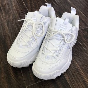 Fila white disruptor